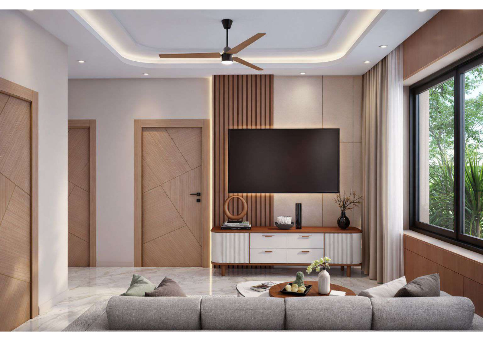 G+3 Residential Building Interiors